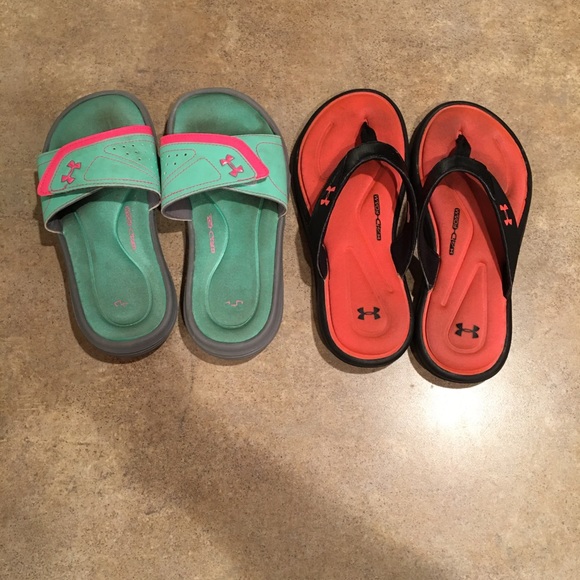 girls under armour sandals